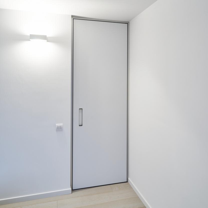 Vermaken Wijzigingen van Mauve Volle binnendeuren met onzichtbare scharnieren | Maxi-Doors